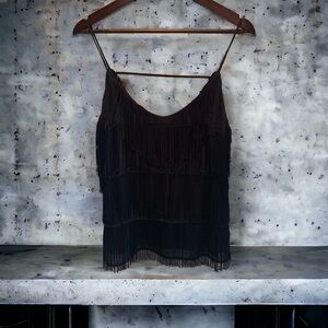 Venus Fringe spaghetti strap tank